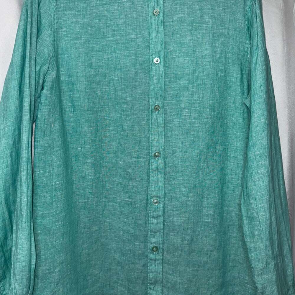 White Linen Athen’s 100% Linen Casual Button Up Shirt  Regular Fit